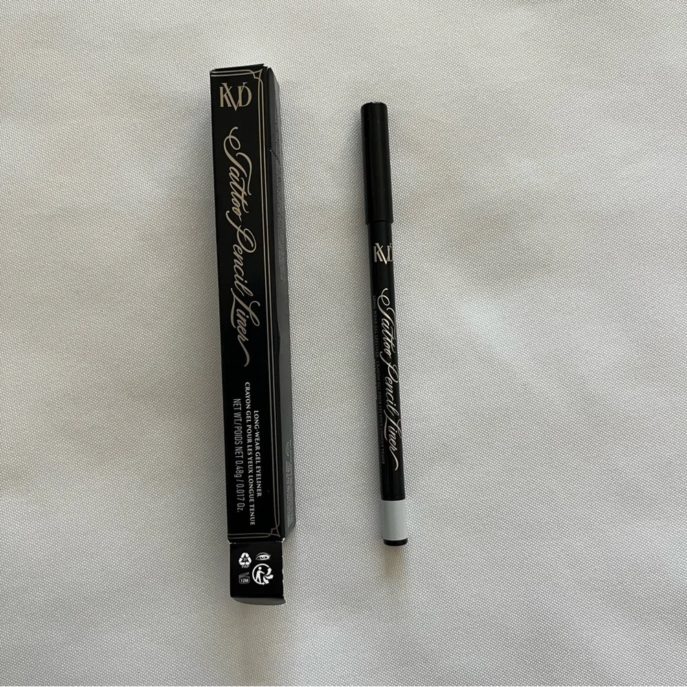 KVD Beauty Tattoo Pencil Liner Waterproof Gel Eyeliner Pearlspar White 35 NWT